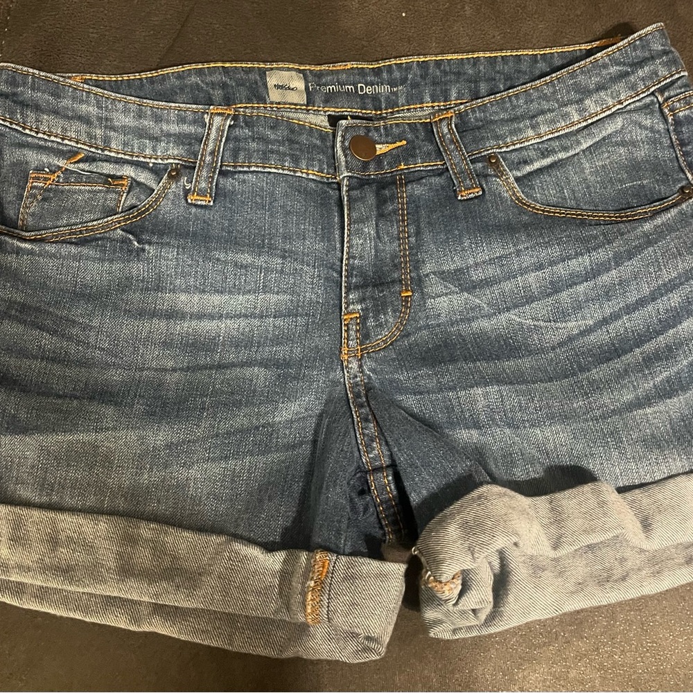 Blue Denim Shorts